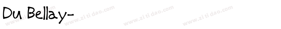 Du Bellay字体转换